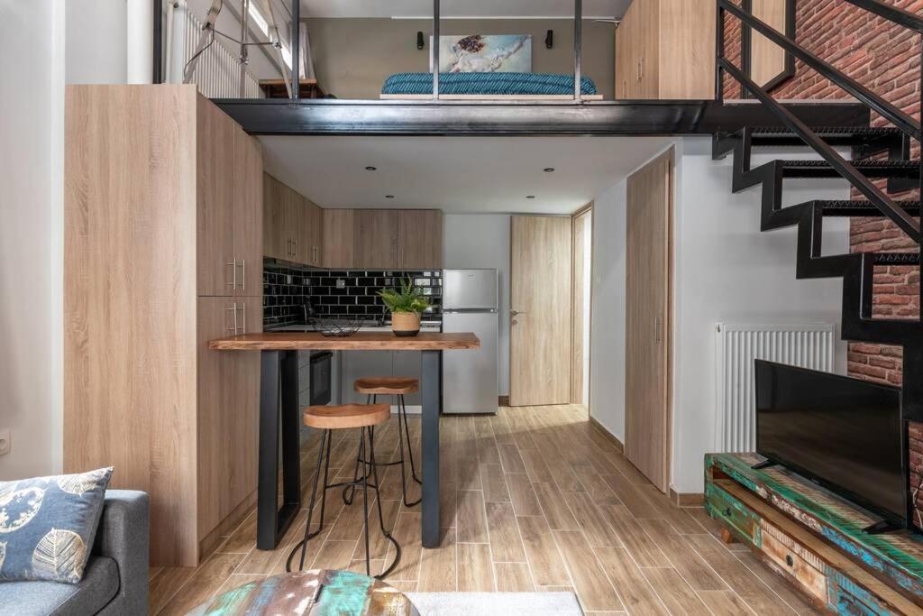 Industrial Loft Near Seaside W 200Mbps Daire Selanik Dış mekan fotoğraf
